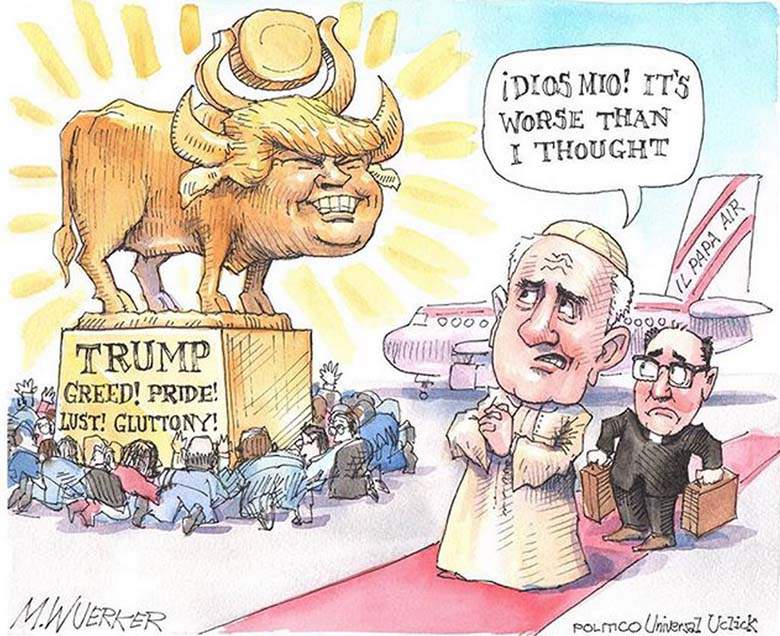 Papa Franjo u SAD i Donald Trump